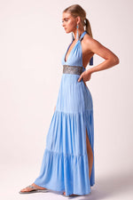 GLORIOUS GODDESS - Maxi Dress - Forget-me-not blue