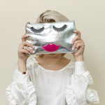 Perfect Pout sparkle tassel clutch bag - Emma Lomax