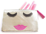 Perfect Pout sparkle tassel clutch bag - Emma Lomax