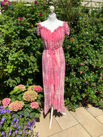 Nell - Tie Dye Maxi Dress - Candyfloss Pink