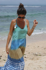 SANTORINI - Tie-Dye Maxi - Ocean Ombre