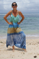 SANTORINI - Tie-Dye Maxi - Ocean Ombre