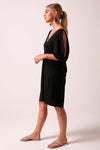 Athena Short V-neck and Cold Shoulder Embellished Dress