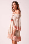 BRIGITTE - Baby Doll Dress - Nude