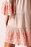 BRIGITTE - Baby Doll Dress - Nude