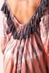 MIMI - Tassel Back Dress - Warm Coral