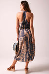 IMOGEN - Tie-Dye Dress - Storm Grey