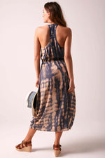 IMOGEN - Tie-Dye Dress - Storm Grey