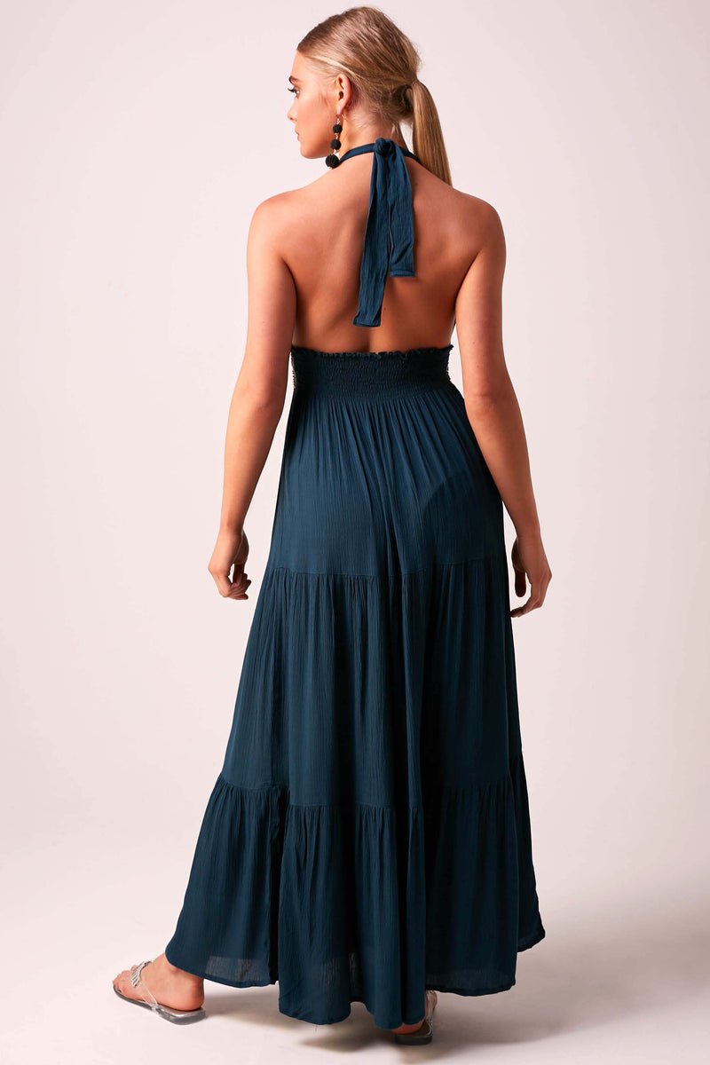 GLORIOUS GODDESS - Maxi Dress  - Petrol