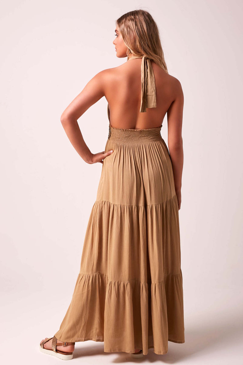 GLORIOUS GODDESS - Maxi Dress - Nude
