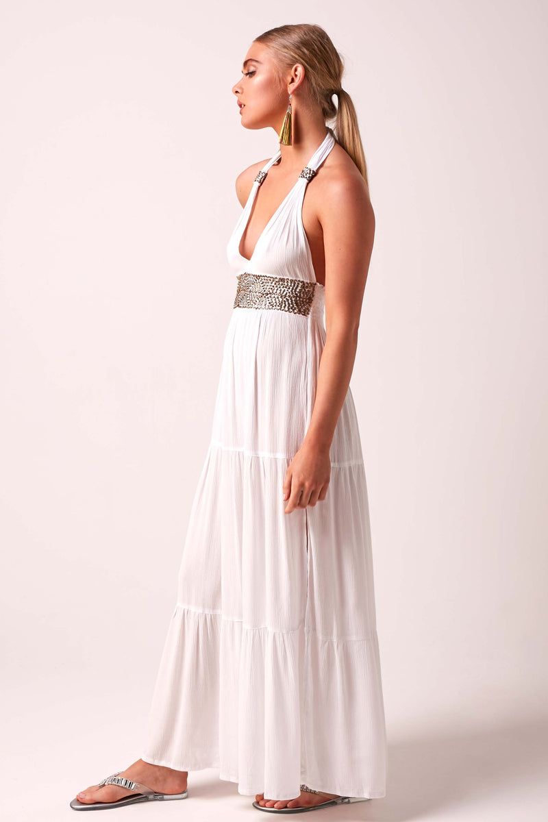 GLORIOUS GODDESS -  Maxi Dress - Snow White