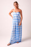SUNDOWN - Strapless Maxi Dress - Forget-me-not blue