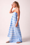 SUNDOWN - Strapless Maxi Dress - Forget-me-not blue