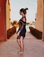 Beachy Keen Bardot - Dress - Black