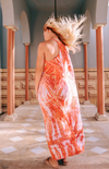 Maxi Dress - Orange Tie-Dye