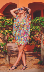 Paisley Batwing - Kaftan - Multi Colour