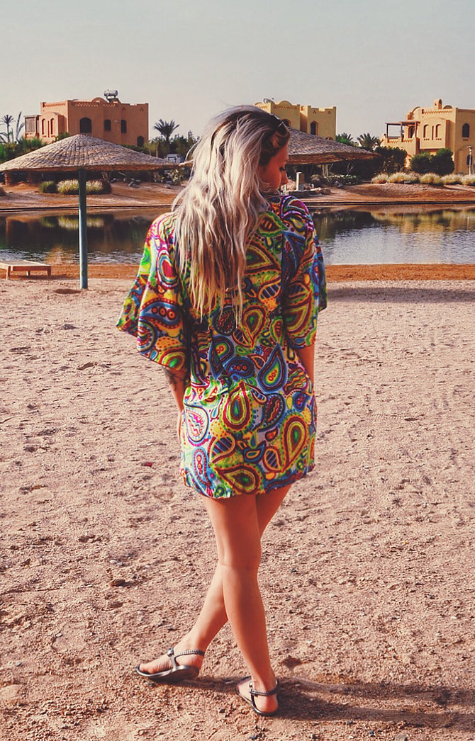 Paisley Batwing - Kaftan - Multi Colour
